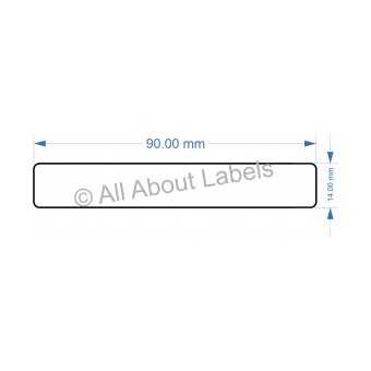 90mm x 14mm Labels - 84821